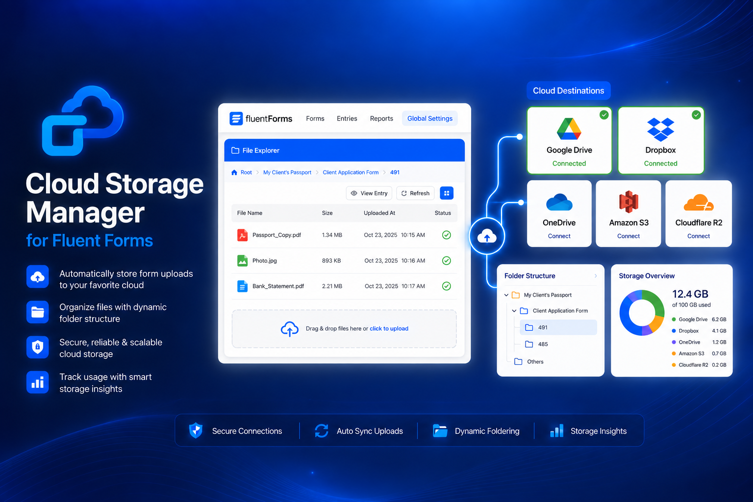 Cloud Storage Manager inside WordPress